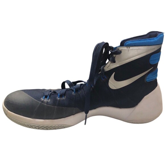 Nike Hyperdunk Men’s Shoes Navy Blue And White Size 13 2015 - Picture 5 of 10